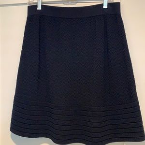 CAbi Navy Bon Voyage Knit Skirt